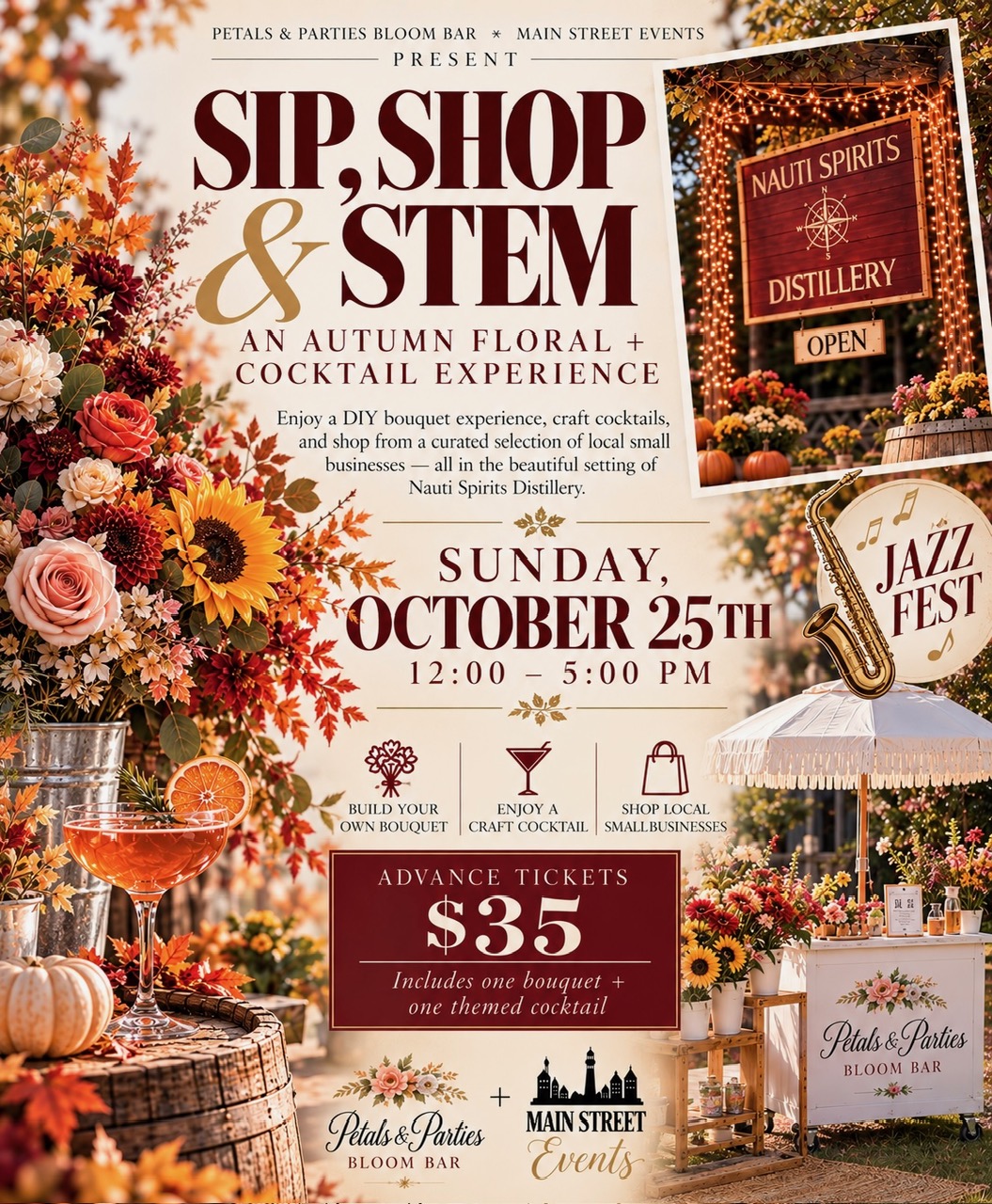 Sip, Shop, & Stem October 25th